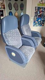 Set Treinstoelen - Unieke Zitplaatsen! Gamestoel!, Huis en Inrichting, Ophalen, Stof, Gebruikt, Twee