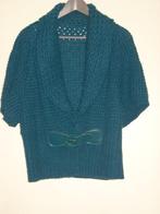 WARM VEST donker blauw 30% WOL maat M €6,00 ZGAN, Blauw, Zo goed als nieuw, Ophalen