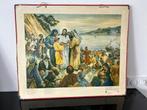 4 klassieke unieke bijbelse schoolplaten, Diversen, Ophalen of Verzenden, Gebruikt