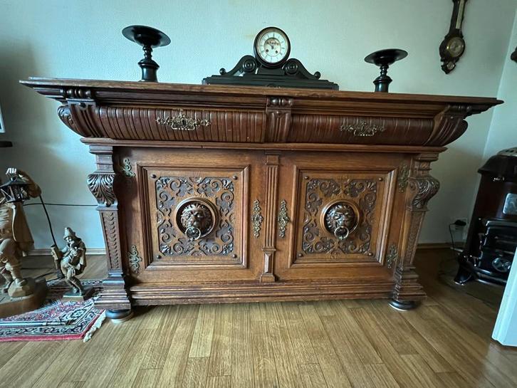 Antieke Kast met Legplank, Antiek en Kunst, Antiek | Meubels | Kasten, Ophalen