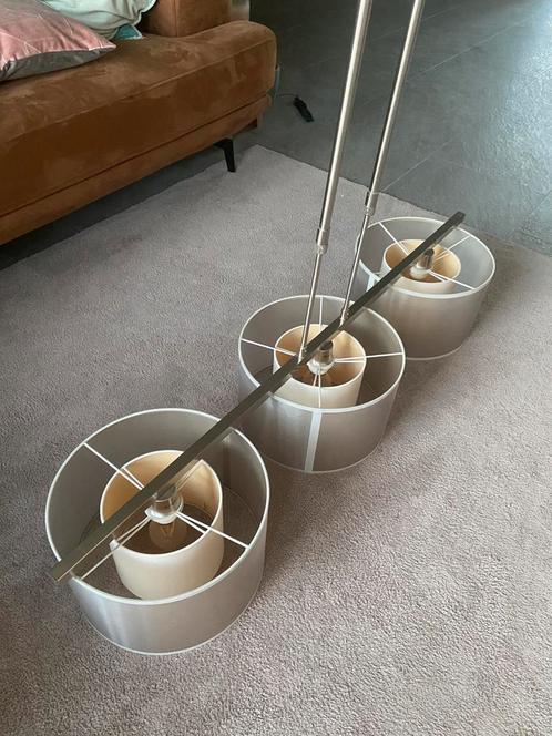 Hanglamp 3 kappen, Huis en Inrichting, Lampen | Hanglampen, Zo goed als nieuw, 75 cm of meer, Ophalen