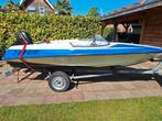 Speedboot met 9.9 pk mecury, Watersport en Boten, Bootonderdelen, Ophalen, Gebruikt, Motor en Techniek, Motorboot