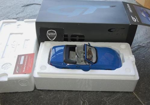 1:18 PORSCHE 944 S2 CABRIO blue GT spirit GT804 in doos WRH, Hobby en Vrije tijd, Modelauto's | 1:18, Zo goed als nieuw, Auto