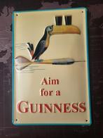 GUINNESS BEER -103-  "AIM FOR A GUINNESS "., Ophalen, Nieuw, Reclamebord, Plaat of Schild, Overige merken