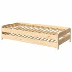 Utaker Ikea bed 80 x 200 incl. matrassen, Ophalen, Bruin, Tweepersoons, Zo goed als nieuw