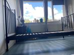 Zwart Metalen Bed 90x200, Huis en Inrichting, Slaapkamer | Bedden, Ophalen, Gebruikt, 90 cm, Eenpersoons