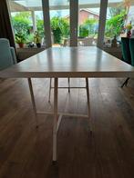 Ikea Witte Tafel 150x75cm + 2 Schragen, Ophalen, Overige materialen, 100 tot 150 cm, 50 tot 100 cm
