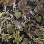 Behang Jungle Dieren Groen 2 rollen., Ophalen of Verzenden, Minder dan 10 m², Groen