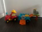 Vtech Zoef Zoef Dieren Tractor & Dierenkar, Ophalen of Verzenden, Gebruikt, Auto, Met geluid