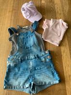 Meisjes zomer set H&M tuinbroek met 2 shirtjes 158 164, Ophalen of Verzenden, Zo goed als nieuw, Maat 158