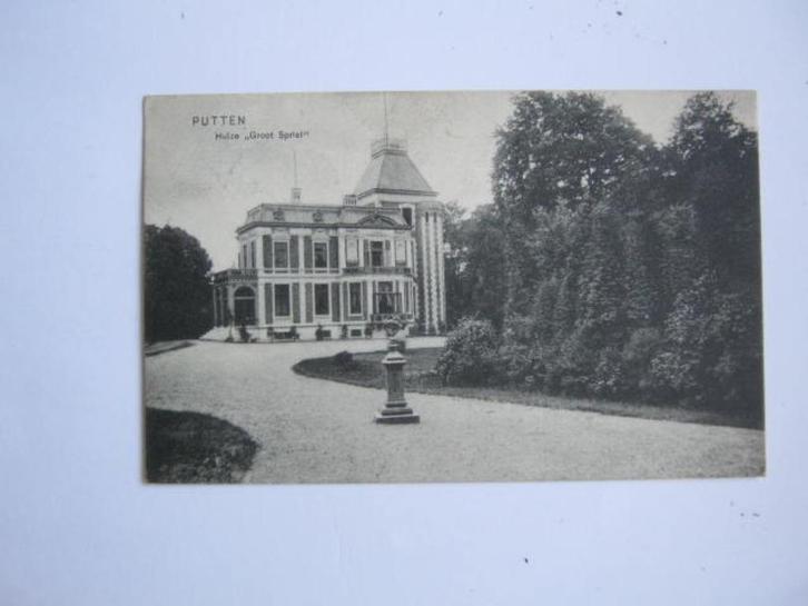 Ansichtkaarten Nederland, TC 10-68 Putten, Huize "Groot Spr, Verzamelen, Ansichtkaarten | Nederland, Gelopen, Gelderland, Voor 1920