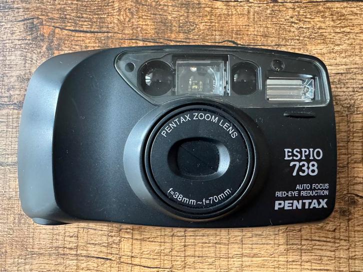 Pentax Espio 738 - Analog Point & Shoot, Audio, Tv en Foto, Fotocamera's Analoog, Gebruikt, Compact, Pentax, Ophalen of Verzenden