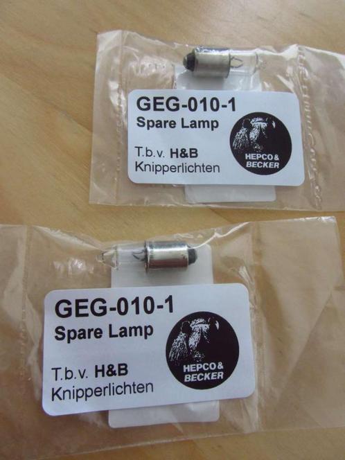 Speciaal lampjes voor knipperlicht Hepco Becker GEG 010, Motoren, Onderdelen | Merk-onafhankelijk, Nieuw, Ophalen of Verzenden
