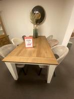 IN PRIJS VERLAAGD!! Super mooie eiken eettafel! 220x100 cm, Ophalen, Zo goed als nieuw