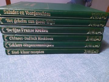 6 Kookboeken beschikbaar voor biedingen