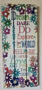 TEKSTBORD HOUT OPHALEN 70_30, Ophalen, Zo goed als nieuw