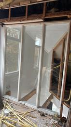 Hardhout kozijn enkel glas, Raamkozijn, Zo goed als nieuw, Hout, Ophalen