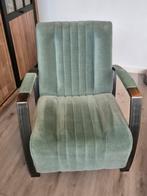 Turquoise Fauteuil met Stijl, Ophalen, Vintage, 75 tot 100 cm, Zo goed als nieuw