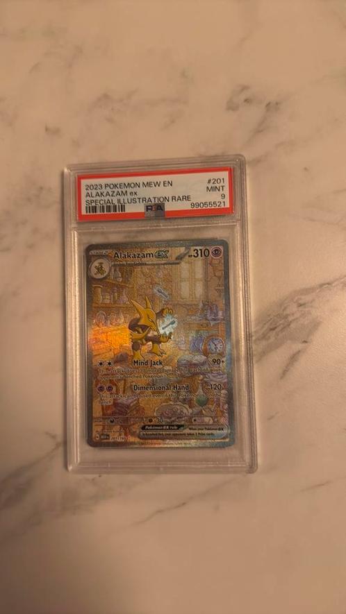 Pokemon Alakazam ex Special Illustration Rare PSA 9, Hobby en Vrije tijd, Verzamelkaartspellen | Pokémon, Nieuw, Losse kaart, Foil