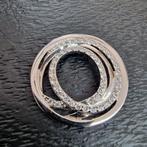 Quoins disk luxe swirls, Sieraden, Tassen en Uiterlijk, Overige voorstellingen, Ophalen of Verzenden, Zo goed als nieuw, Zilver