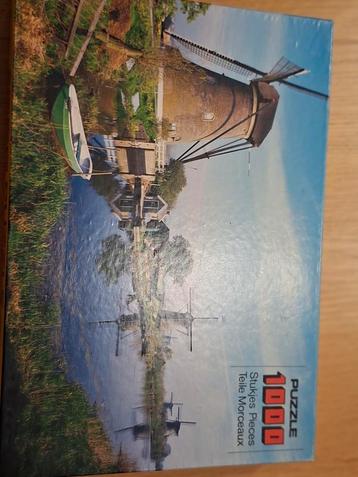 Legpuzzel Molenlandschap - 1000 stukjes beschikbaar voor biedingen