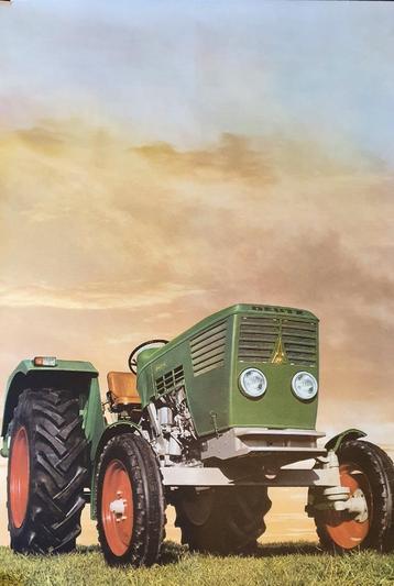 Oude Deutz poster, 60/70er jaren  beschikbaar voor biedingen