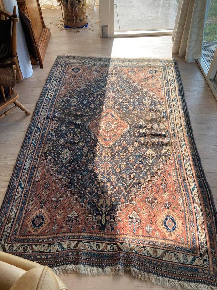 Vintage Tapijt - Mooi Perzisch Design, Huis en Inrichting, Stoffering | Tapijten en Kleden, Gebruikt, 150 tot 200 cm, 200 cm of meer