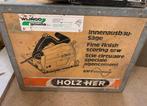 Holzher 2104 invalzaag met geleiderail, Ophalen, Invalzaag, Zo goed als nieuw, 30 tot 70 mm