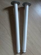 2x Verstelbare IKEA tafelpoten 60-90 cm, Tafelpoot, Minder dan 50 cm, Gebruikt, 50 tot 100 cm