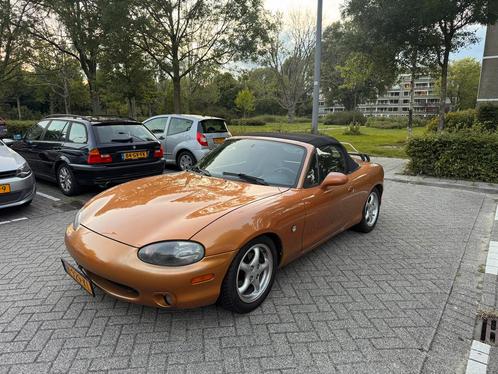Mazda miata MX-5 1.6 I 1998 nieuw apk, Auto's, Mazda, Particulier, MX-5, Benzine, Cabriolet, Handgeschakeld, Geïmporteerd, Overige kleuren