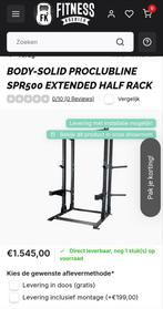 Body Solid half rack met dipbars, Ophalen, Benen, Krachtstation, Zo goed als nieuw