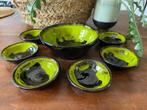 7 delige Retro Vintage Pindaset keramiek jaren 70 i.z.g.st., Ophalen of Verzenden