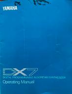 Yamaha DX7 manuals, Muziek en Instrumenten, Ophalen of Verzenden, Zo goed als nieuw