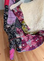 indiase katoenen multi-patchwork kantha-quilt sprei sofaspre, Huis en Inrichting, Ophalen of Verzenden, Nieuw, Tweepersoons
