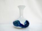 Murano - jaren 60 opalin vaas, Ophalen, Blauw, Minder dan 50 cm, Glas