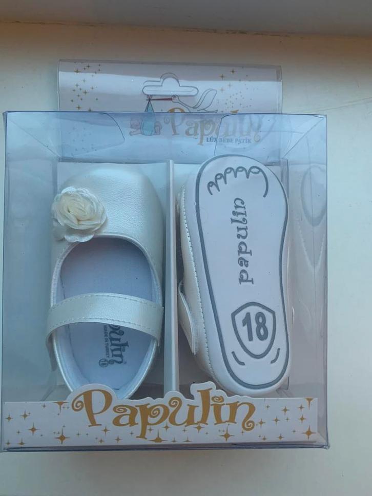 Witte schoentjes baby maat 18- NIEUW, Kinderen en Baby's, Babykleding | Schoentjes en Sokjes, Nieuw, Meisje, Schoentjes, Ophalen of Verzenden