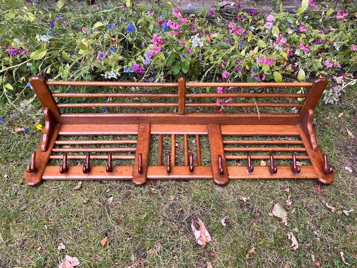 Unieke handgemaakte houten kapstok meer dan 100 jaar oud!, Huis en Inrichting, Woonaccessoires | Kapstokken, Zo goed als nieuw