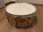 Jia full maple snaredrum 14x5,5” remo emperor slagvel, Muziek en Instrumenten, Percussie, Ophalen of Verzenden, Zo goed als nieuw