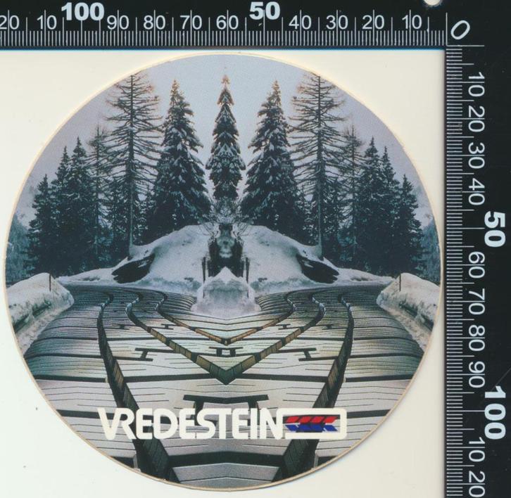 Sticker: Vredestein (1), Verzamelen, Stickers, Zo goed als nieuw, Auto of Motor, Ophalen of Verzenden