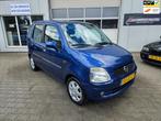 Opel Agila 1.2-16V Elegance AIRCO..TREKHAAK, Auto's, Opel, Voorwielaandrijving, 15 km/l, Gebruikt, Blauw