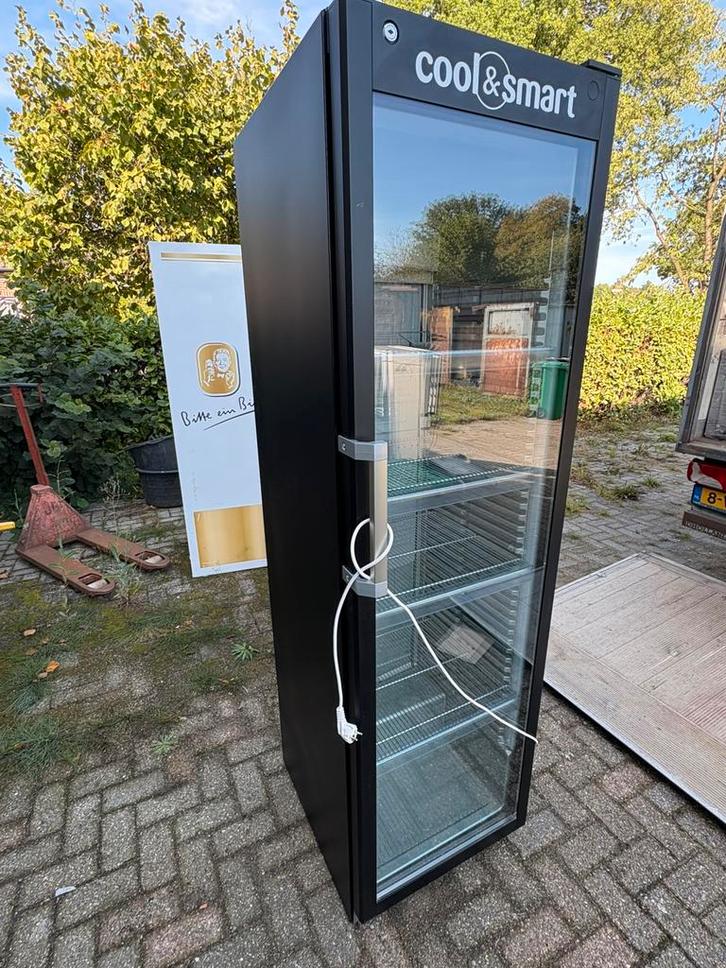 Monster efes coca cola becks red bull glasdeur koelkast, Witgoed en Apparatuur, Koelkasten en IJskasten, Gebruikt, Zonder vriesvak