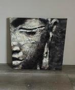 Boeddha Print op Canvas 60x60 cm, Ophalen