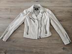 Beige leren jasje - Maat 38 (M), Maat 38/40 (M), Beige, Ophalen of Verzenden, Zo goed als nieuw