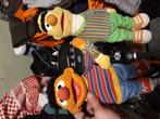 Bert & Ernie Handpoppen + Roodkapje (Gratis), Ophalen of Verzenden, Zo goed als nieuw, Overige typen