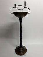 Vintage antieke messing staande asbak sigarettenhouder poot, Antiek en Kunst, Ophalen of Verzenden