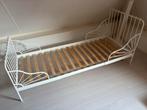 IKEA Minnen Meegroeibed + Lattenbodem, Huis en Inrichting, Ophalen, Verstelbaar, Eenpersoons, Wit