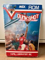 MSX Dunkshot cartridge HAL 1986 compleet in doos, Spelcomputers en Games, Games | Overige, 1 speler, Ophalen of Verzenden, Gebruikt