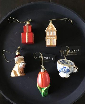 5 VONDELS kerstelementen, Postnl en Schiphol beschikbaar voor biedingen