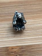 Trollbeads Zilver Kraal Kleine Beer, Gebruikt, Ophalen of Verzenden, Trollbeads, 1 bedel