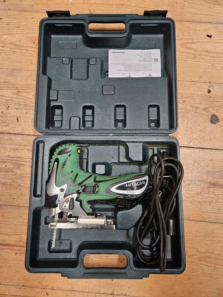 Hitachi CJ110MVA Decoupeerzaag - Topconditie!, Doe-het-zelf en Verbouw, Gereedschap | Zaagmachines, Zo goed als nieuw, Decoupeerzaag
